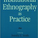 Ebook 978-0742546769 Institutional Ethnography as Practice