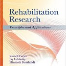 Ebook 978-1437708400 Rehabilitation Research: Principles and Applications