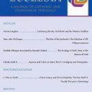 Ebook Pro Ecclesia Vol 21-N2: A Journal of Catholic and Evangelical Theology