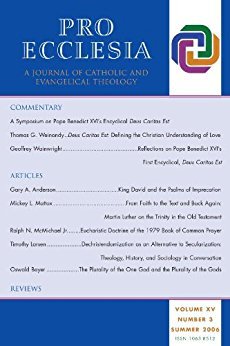 Ebook Pro Ecclesia Vol 15-N3: A Journal of Catholic and Evangelical Theology