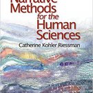 Ebook 978-0761929970 Narrative Methods for the Human Sciences