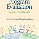 Ebook 978-1412939843 Agency-Based Program Evaluation: Lessons From Practice