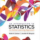 Ebook 978-1483378732 An Introduction to Statistics: An Active Learning Approach