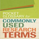 Ebook 978-1412995139 Pocket Glossary for Commonly Used Research Terms