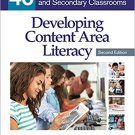 Ebook 978-1483347646 Developing Content Area Literacy: 40 Strategies for Middle and Secondary Cla