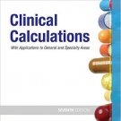 Ebook 978-1455703845 Clinical Calculations: With Applications to General and Specialty Areas