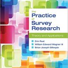 Ebook 978-1452235271 The Practice of Survey Research: Theory and Applications