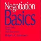 Ebook 978-0803940529 Negotiation Basics: Concepts, Skills, and Exercises