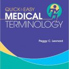 Ebook 978-1455740703 Quick & Easy Medical Terminology (Leonard, Quick and Easy Medical Terminolog