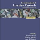 Ebook 978-1412981644 The SAGE Handbook of Interview Research: The Complexity of the Craft