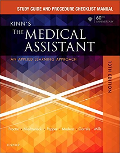 Ebook 978-0323429474 Study Guide and Procedure Checklist Manual for Kinn's The Medical Assistant: