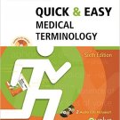 Ebook 978-1437708387 Quick & Easy Medical Terminology (Quick & Easy Medical Terminology (W/CD))