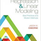 Ebook 978-1506302768 Regression & Linear Modeling: Best Practices and Modern Methods