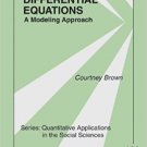 Ebook 978-1412941082 Differential Equations: A Modeling Approach (Quantitative Applications in th