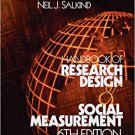 Ebook 978-0761920458 Handbook of Research Design and Social Measurement