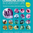 Ebook 978-1506350240 Communication in Everyday Life: The Basic Course Edition With Public Speakin