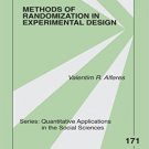 Ebook 978-1452202921 Methods of Randomization in Experimental Design (Quantitative Applications i