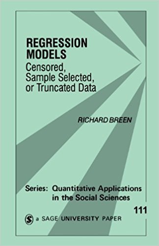 Ebook 978-0803957107 Regression Models: Censored, Sample Selected, or Truncated Data (Quantitativ