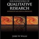 Ebook 978-1412927406 Foundations of Qualitative Research: Interpretive and Critical Approaches