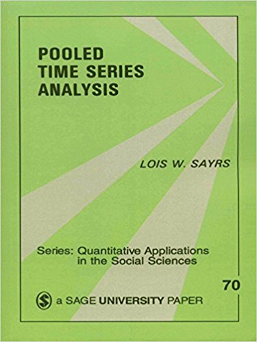 Ebook 978-0803931602 Pooled Time Series Analysis: SAGE Publications (Quantitative Applications in