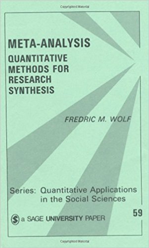 Ebook 978-0803927568 Meta-Analysis: Quantitative Methods for Research Synthesis (Quantitative App