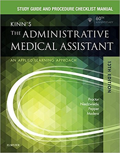 Ebook 978-0323396752 Study Guide for Kinn's The Administrative Medical Assistant: An Applied Lear