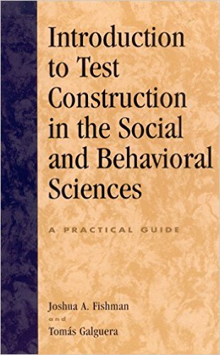 Ebook 978-0742525207 Introduction to Test Construction in the Social and Behavioral Sciences: A P