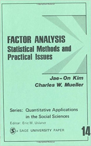 Ebook 978-0803911666 Factor Analysis: Statistical Methods and Practical Issues (Quantitative Appl