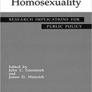 Ebook 978-0803937642 Homosexuality: Research Implications for Public Policy