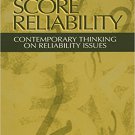 Ebook 978-0761926269 Score Reliability: Contemporary Thinking on Reliability Issues