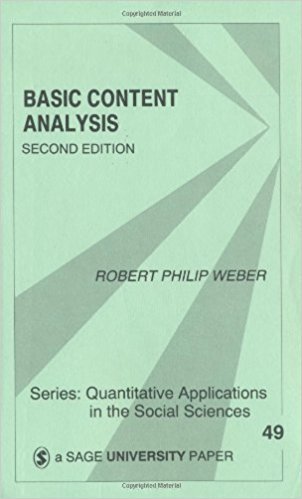 Ebook 978-0803938632 Basic Content Analysis (Quantitative Applications in the Social Sciences)
