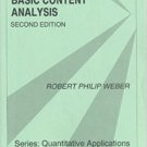 Ebook 978-0803938632 Basic Content Analysis (Quantitative Applications in the Social Sciences)