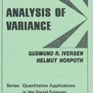 Ebook 978-0803930018 Analysis of Variance (Quantitative Applications in the Social Sciences)