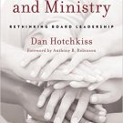 Ebook 978-1566997393 Governance and Ministry: Rethinking Board Leadership
