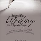 Ebook 978-1483353043 Scientific Writing for Psychology: Lessons in Clarity and Style