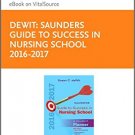 Ebook 978-0323443722 Saunders Guide to Success in Nursing School, 2016-2017: A Student Planner