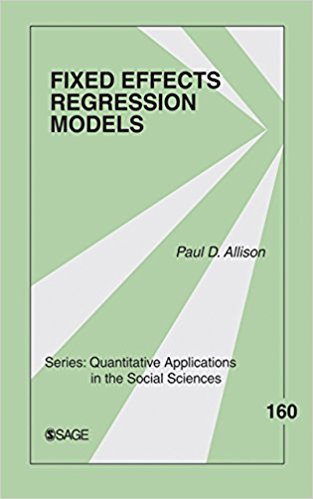 Ebook 978-0761924975 Fixed Effects Regression Models: 160 (Quantitative Applications in the Socia