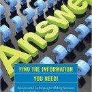 Ebook 978-1442262478 Find the Information You Need!: Resources and Techniques for Making Decision