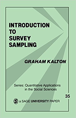 Ebook 978-1483347264 Introduction to Survey Sampling (Quantitative Applications in the Social Sci