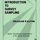 Ebook 978-1483347264 Introduction to Survey Sampling (Quantitative Applications in the Social Sci