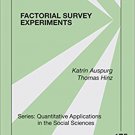 Ebook 978-1452274188 Factorial Survey Experiments (Quantitative Applications in the Social Scienc