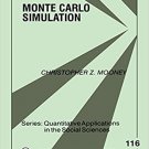 Ebook 978-0803959439 Monte Carlo Simulation (Quantitative Applications in the Social Sciences)