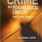 Ebook 978-1412996082 Crime in a Psychological Context: From Career Criminals to Criminal Careers