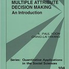 Ebook 978-0803954861 Multiple Attribute Decision Making: An Introduction (Quantitative Applicatio