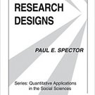 Ebook 978-0803917095 Research Designs (Quantitative Applications in the Social Sciences)