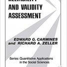 Ebook 978-0803913714 Reliability and Validity Assessment (Quantitative Applications in the Social