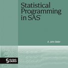 Ebook Statistical Programming in SAS