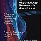 Ebook 978-0761930211 The Psychology Research Handbook: A Guide for Graduate Students and Research