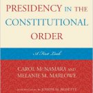 Ebook 978-1442205307 The Obama Presidency in the Constitutional Order: A First Look