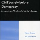 Ebook 978-0847695492 Civil Society Before Democracy: Lessons from Nineteenth-Century Europe